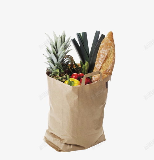 实物面包水果食品袋高清素材 免费下载 设计图片 页面网页 平面电商 创意素材 png素材 青椒素材